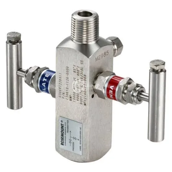 0306RT22BA21 - Rosemount 306 In-Line Manifold