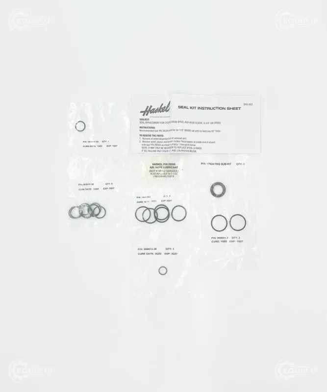17329 - AIR VALVE SEAL KIT
