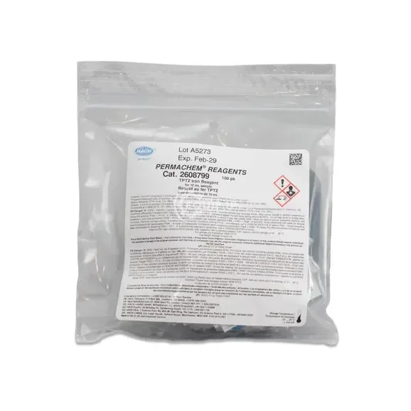 2608799 - TPTZ IRON REAGENT POWDER PILLOW FOR 10ML SAMPLE, PK/100