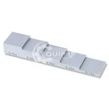 5 steps calibration block - part number: 5 STEP304 - TYPE: INCH - Step Tchickness: 0.100; 0.200; 0.3