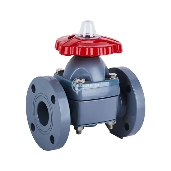 260403 - #2723-015 1-1/2 PVC DIAPHRAGM VALVE FLANGED EPDM Pn: 260403