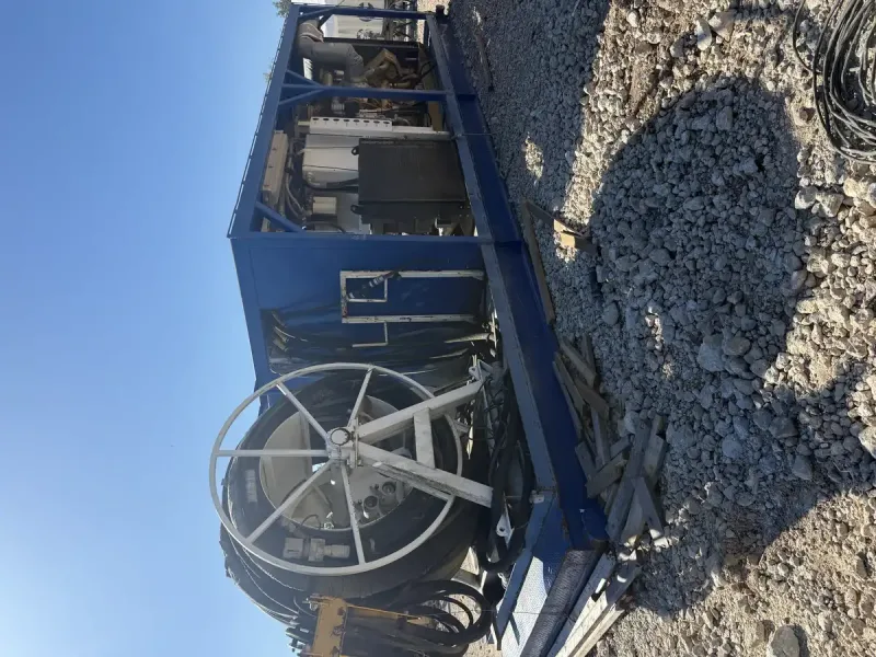 Skid Mounted Axon Energy  6,249.3 hrs Hydraulic Power Unit with a Caterpillar C18 Engine