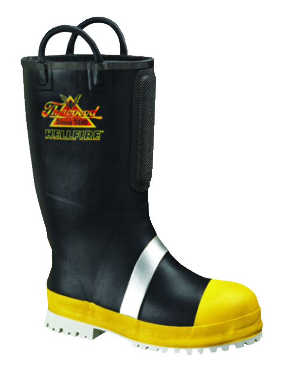 807600311M - SAFETY FOOTWARE: TYPE: FIRE BOOT SOLE PATTERN: TRACTION LUG TOE TYPE: STEEL SHANK MATER