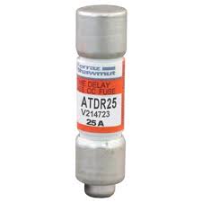 ATDR25 - FUSE. 25 AMP, 600 VOLT, CARTRIDGE, TIME DELAY, 200KA, CLASS CC, TYPE:ND58-44