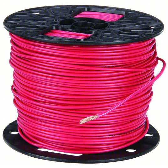 22957501 - WIRE, 500' 14# SPOOL THIN AWG STRANDED, THIN REDWIRE (CAN SPECIFY COLOR) GRAINGER #6X795