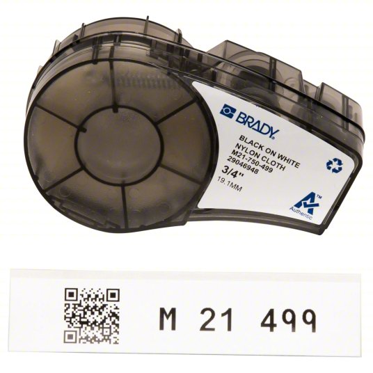 M21750499 - BRADY BMP21 Plus Series Multi-Purpose Nylon Labels Item #3PXW5, Part Number: M21-750-499