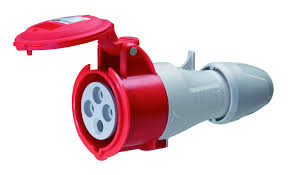 555218 - PLUG, FEMALE IP44 32A, 380-415V 3P+E;PART NO: 555218