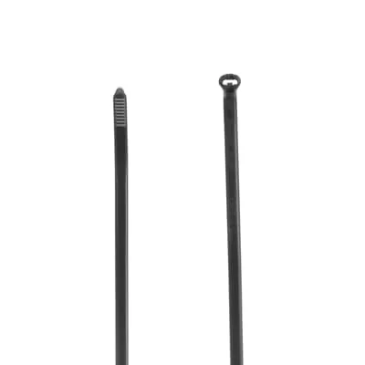 TY25MX - Thomas &amp; Betts TY25MX Cable Tie 50lb 7" Ultraviolet Resistant Black Nylon with Stainless St